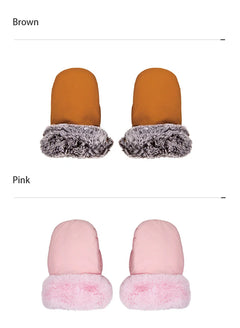 Winter Stroller Gloves – Brown