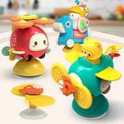 Suction Cup Spinner High Chair Baby Toys 6 12 Months Rotating Rattle for Bath Shower Educational Montessori Game 1 2 3 Years image 1