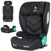Stepup I-Size Isofix 2/3 Car Seat Booster Seat - Midnight Black (4-12 Years) image 1