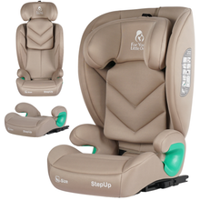 StepUp i-Size ISOFIX Group 2/3 Booster Car Seat – Latte Beige, 4–12 Years | For Your Little One