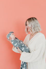 Copper Pearl Knitted Swaddle Blanket Colt image 4