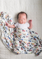 Copper Pearl Knitted Swaddle Blanket Diesel image 4