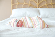 Copper Pearl Knitted Swaddle Blanket Enchanted image 4