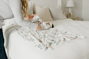 Copper Pearl Knitted Swaddle Blanket Jo image 7