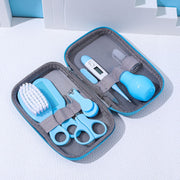 JR-6006 8 in 1 EVA Bag Baby Cleaning Care Set Baby Daily Cleaning Kit, Blue, Pink, Yellow image 1