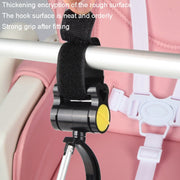 2pcs Universal Baby Stroller Hooks Accessories 360 Degree Sticky Hooks, Sticky Hooks(Pink), Sticky Hooks(Yellow), Sticky Hooks(Black) image 8