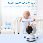 5 Inch HD Baby Monitor Wireless Wifi Baby Care Camera, EU Plug, US Plug, UK Plug, AU Plug image 8