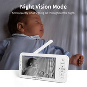 5 Inch HD Baby Monitor Wireless Wifi Baby Care Camera, EU Plug, US Plug, UK Plug, AU Plug image 10