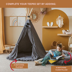 MINICAMP Fairy Kids Play Tent – Grey
