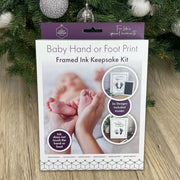 Baby Hand or Foot Print Framed Ink Keepsake Kit - 2 Designs image 2
