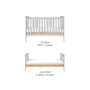 Tutti Bambini Rio 2 Piece Room Set with Deluxe Fibre Mattress - Dove Grey/Honey Oak image 7