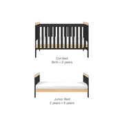 Tutti Bambini Rio 3 Piece Room Set with Deluxe Fibre Mattress - Slate/Honey Oak image 8