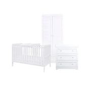 Tutti Bambini Rio 3 Piece Room Set with Sprung Mattress - White image 2