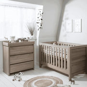 Tutti Bambini Modena 2 Piece Room Set with Sprung Fibre Mattress - Oak image 1