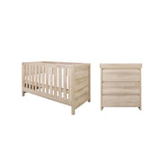 Tutti Bambini Modena 2 Piece Room Set with Sprung Fibre Mattress - Oak image 3