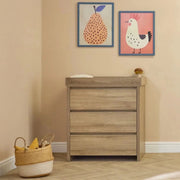 Tutti Bambini Modena 2 Piece Room Set with Sprung Fibre Mattress - Oak image 5