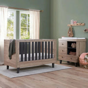 Tutti Bambini Como 2 Piece Furniture Set - Distressed Oak/Slate Grey image 1
