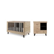Tutti Bambini Como 2 Piece Furniture Set - Distressed Oak/Slate Grey image 2