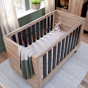 Tutti Bambini Como 2 Piece Furniture Set - Distressed Oak/Slate Grey image 3