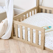 Tutti Bambini Grande Casa Montessori Toddler Floor Bed 90x200cm - Harvest Oak image 4