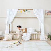 Tutti Bambini Grande Casa Montessori Toddler Floor Bed 90x200cm - Harvest Oak image 9