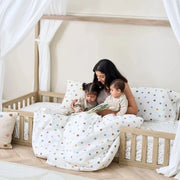 Tutti Bambini Grande Casa Montessori Toddler Floor Bed 90x200cm - Harvest Oak image 10