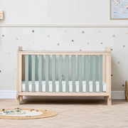 Tutti Bambini Kuba Cot Bed - Golden Oak/Sage Weave image 5