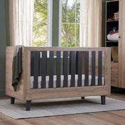 Tutti Bambini Como Cot Bed - Distressed Oak/Slate Grey image 1