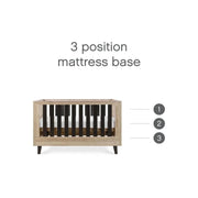 Tutti Bambini Como Cot Bed - Distressed Oak/Slate Grey image 7