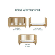 Tutti Bambini Japandi Cot Bed - Light Oak image 9