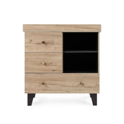 Tutti Bambini Como Chest Changer - Distressed Oak/Slate Grey image 2