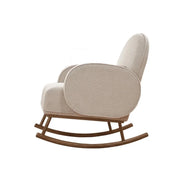 Tutti Bambini Micah Rocking Chair & Footstool - Boucle Biscuit image 3