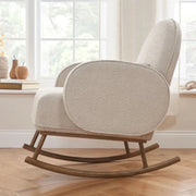Tutti Bambini Micah Rocking Chair & Footstool - Boucle Biscuit image 5