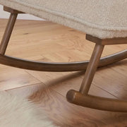 Tutti Bambini Micah Rocking Chair & Footstool - Boucle Biscuit image 7