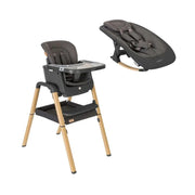 Tutti Bambini Nova Birth to 12 Years Complete Highchair Package - Grey/Oak image 1