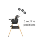 Tutti Bambini Nova Birth to 12 Years Complete Highchair Package - Grey/Oak image 7