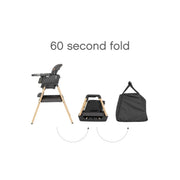 Tutti Bambini Nova Birth to 12 Years Complete Highchair Package - Grey/Oak image 11