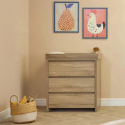 Tutti Bambini Modena 2 Piece Room Set with Deluxe Fibre Mattress - Oak image 5