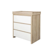 Tutti Bambini Modena 3 Piece Room Set with Sprung Fibre Mattress - White/Oak image 17
