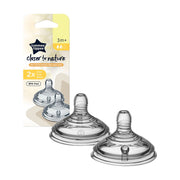 Tommee Tippee Closer to Nature Teat Medium Flow 2Pk image 1