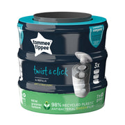 Tommee Tippee Twist & Click Refill Cassettes – 3 Pack image 1
