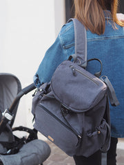 Béaba Vancouver Backpack Changing Bag Dark Grey image 8