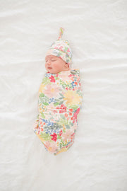 Copper Pearl Knitted Swaddle Blanket Lark image 4