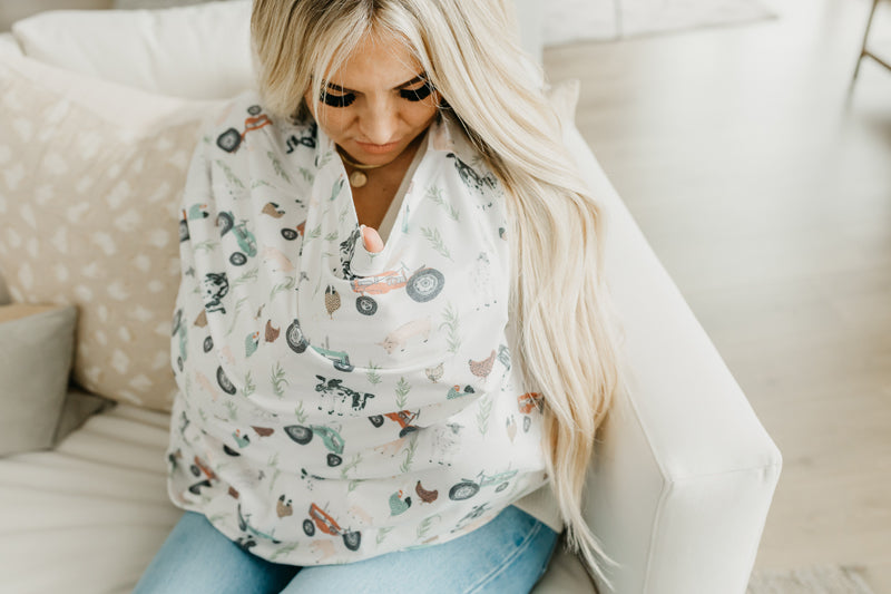Copper Pearl Nursing & Car Seat Cover Jo