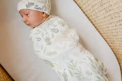 Copper Pearl Knitted Swaddle Blanket Rex