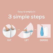 Angelcare Classic XL Nappy Bin Starter With 4 Pk Refills image 9