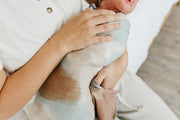 Copper Pearl Knitted Swaddle Blanket Picasso image 9
