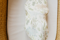 Copper Pearl Knitted Swaddle Blanket Rex