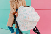 Copper Pearl Nursing & Car Seat Cover Whimsy image 12