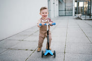 Kidwell UNO 3-Wheel Balance Scooter with LED Wheels – Blue | Ages 3+ image 2